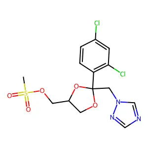Itraconazole Impurity 7 structure