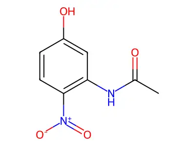N-(5-hydroxy-2-nitrophenyl)acetamide structure