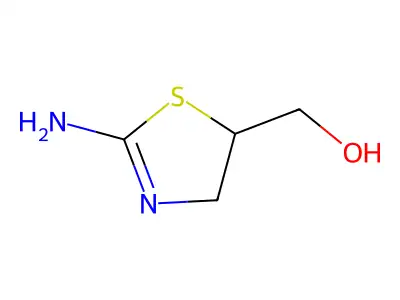 (2-Amino-4,5-dihydro-1,3-thiazol-5-yl)methanol structure