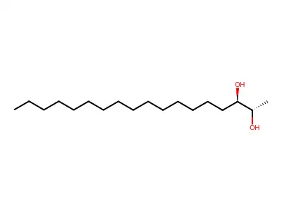 Erythro-2,3-octadecane-diol structure