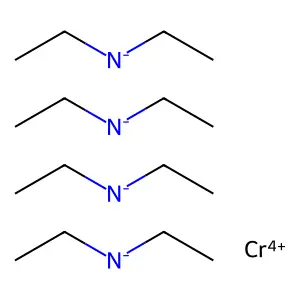 Chromium, tetrakis(diethylamino)- structure