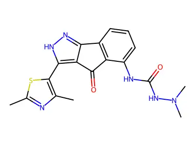 C3 heterocyle indenopyrazole 8i structure