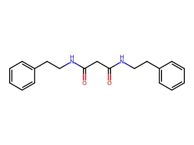 N,N'-Diphenethyl-malonamide structure