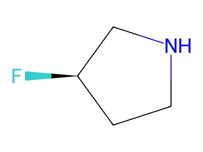Pyrrolidine, 3-fluoro- structure