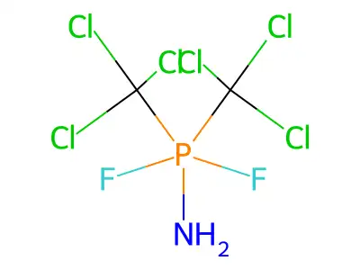 Phosphoranamine, 1,1-difluoro-1,1-bis(trichloromethyl)- structure