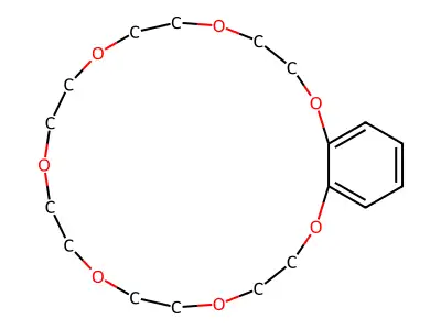 B21C7-Benzo crown ether structure