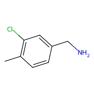 Benzenemethanamine, 3-chloro-4-methyl- structure