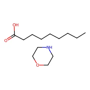 Nonanoic acid, compd. with morpholine (1:1) structure