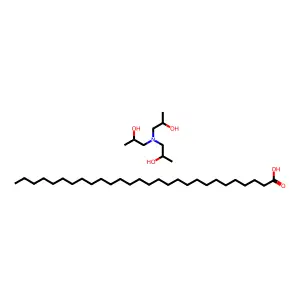 Octacosanoic acid, compd. with 1,1',1''-nitrilotris[2-propanol] (1:1) structure