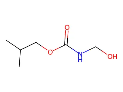 N-(羟甲基)氨基甲酸异丁酯 structure