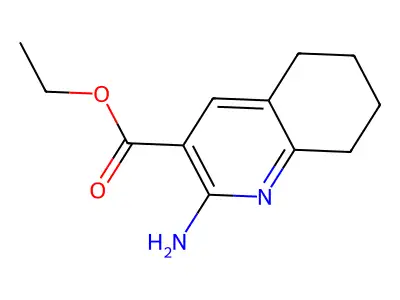 Ethyl 2-amino-5,6,7,8-tetrahydro-3-quinolinecarboxylate structure