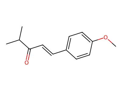1-(4-Methoxyphenyl)-4-methyl-1-penten-3-one structure