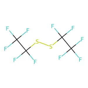 Disulfide, bis(pentafluoroethyl) structure