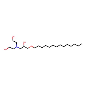 1-[Bis(2-hydroxyethyl)amino]-3-(tetradecyloxy)propan-2-ol structure