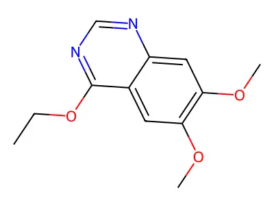 4-Ethoxy-6,7-dimethoxyquinazoline structure