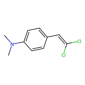 4-(2,2-dichloroethenyl)-N,N-dimethylaniline structure