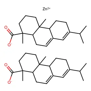 Zinc abietate structure