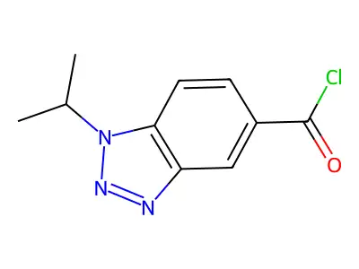 1-Isopropyl-1H-1,2,3-benzotriazole-5-carbonyl chloride structure