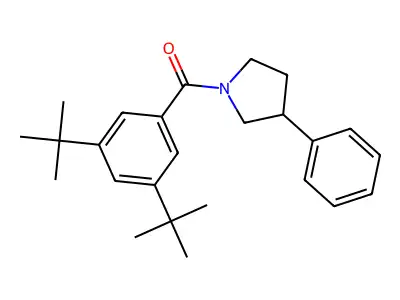 1-(3,5-Ditert-butylbenzoyl)-3-phenylpyrrolidine structure
