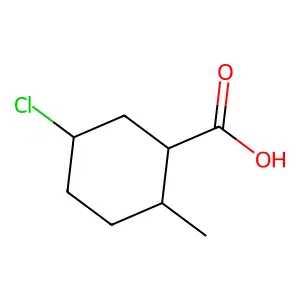 5-氯-2-甲基环己烷甲酸 structure