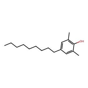 Phenol, 2,6-dimethyl-4-nonyl- structure