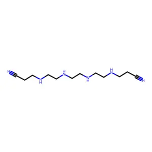 4,7,10,13-四氮杂十六烷二腈 structure
