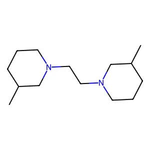 Piperidine, 1,1'-(1,2-ethanediyl)bis[3-methyl- structure