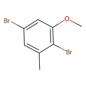 2,5-Dibromo-1-methoxy-3-methylbenzene structure