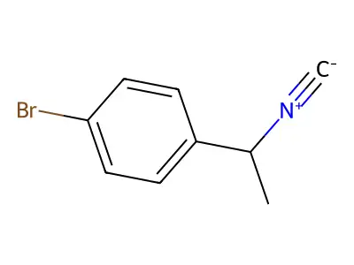 1-Bromo-4-(1-isocyanoethyl)benzene structure
