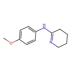 N-(4-methoxyphenyl)-3,4,5,6-tetrahydropyridin-2-amine structure