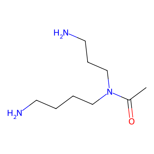 N(4)-Acetylspermidine structure