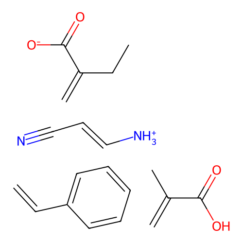 (C8-H8.C5-H8-O2.C4-H6-O2.C3-H3-N)x-.x-H3-N structure
