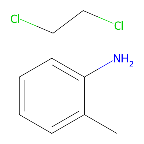 2-Methylaniline--1,2-dichloroethane (1/1) structure