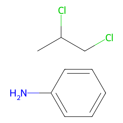 Aniline--1,2-dichloropropane (1/1) structure