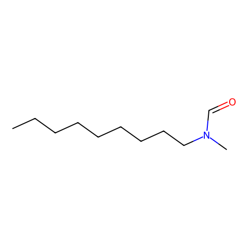 N-methyl-N-nonylformamide structure
