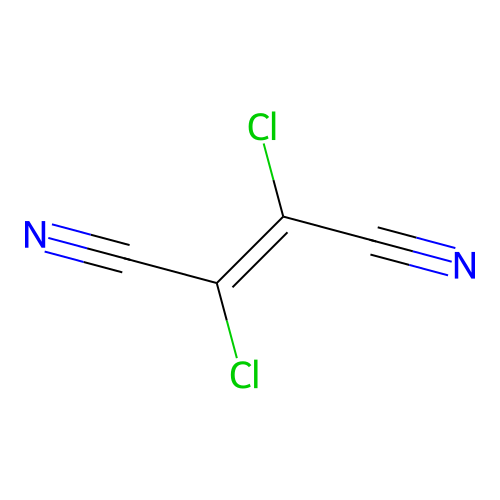 (2E)-2,3-Dichloro-2-butenedinitrile structure