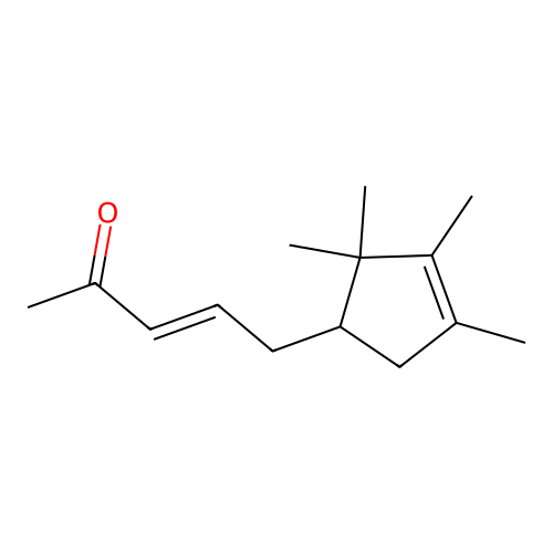 3-Penten-2-one, 5-(2,2,3-trimethyl-3-cyclopenten-1-yl)-, monomethyl deriv. structure