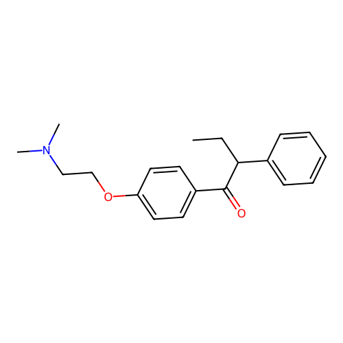 1-(4-(2-Dimethylamino)-2-ethoxyphenyl butanone structure