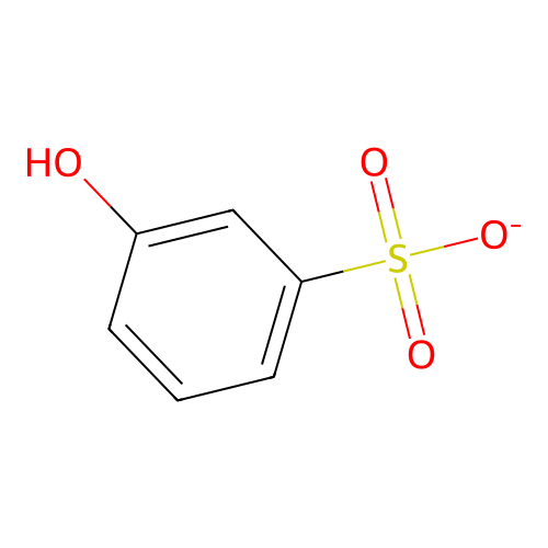 3-Hydroxybenzenesulfonate structure
