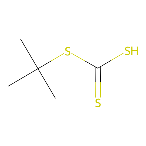 Mono-tert-butyl carbonotrithioate structure