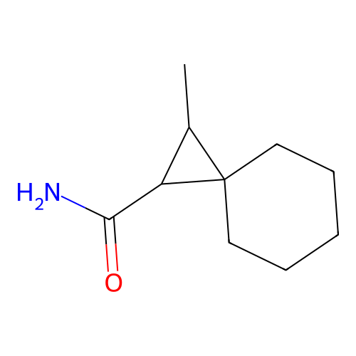 1-Methylspiro[2.5]octane-2-carboxamide structure