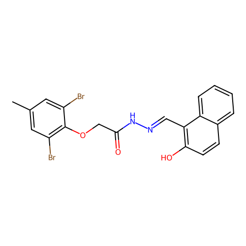 CAS 6808-21-5 - C20H16Br2N2O3 structure