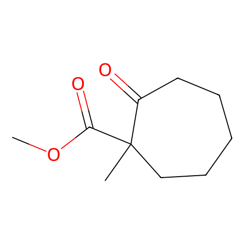 Methyl 1-methyl-2-oxocycloheptane-1-carboxylate structure
