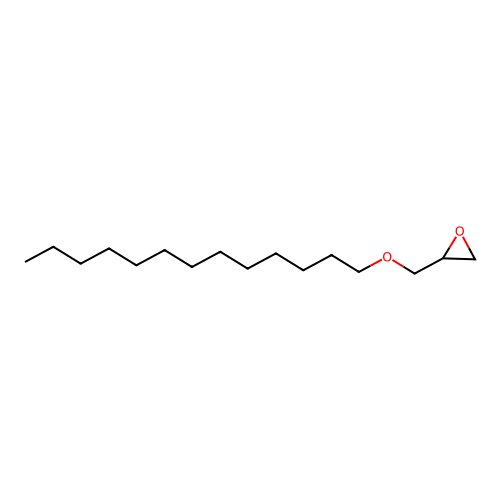 ((Tridecyloxy)methyl)oxirane structure