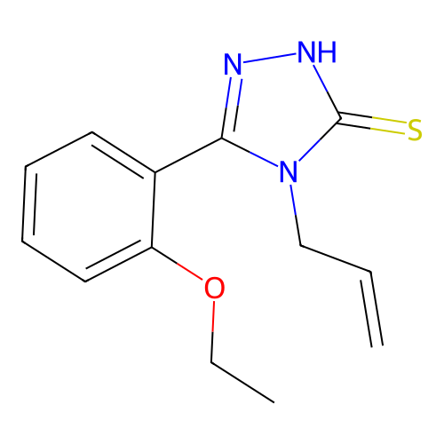 4-allyl-5-(2-ethoxyphenyl)-4H-1,2,4-triazole-3-thiol structure