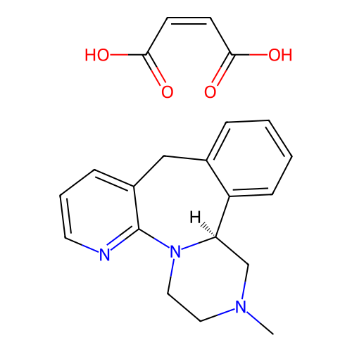 Esmirtazapine Maleate structure