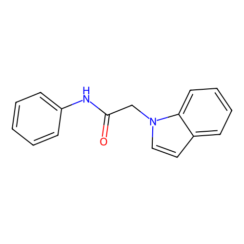 2-(1H-indol-1-yl)-N-phenylacetamide structure