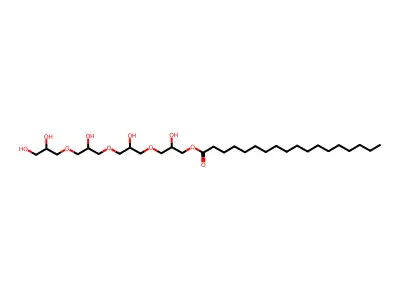 Polyglyceryl-4 stearate structure