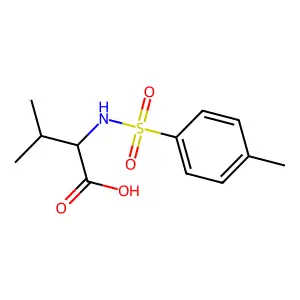 Tosyl valine, D- structure