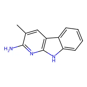 2-氨基-3-甲基-9H-吡啶并［2,3-b］吲哚 structure